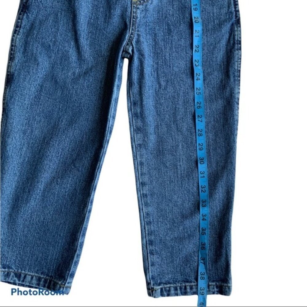 Beedz Bib Overalls Denim Long Pant Youth Medium Wash Adjustable Straps Size 5 - Picture 7 of 15